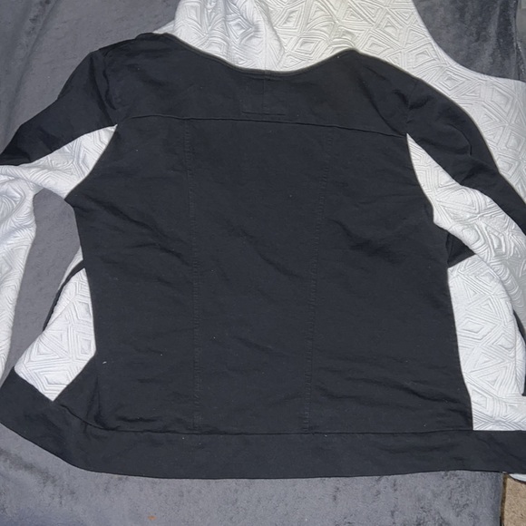 DNKY Jeans Hoodie black and white textured - Picture 3 of 3